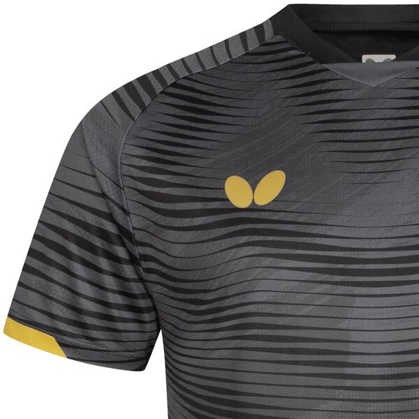 Butterfly USA Team 25 Shirt - Black - Front - Logo